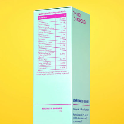 Espuma Limpiadora para Acné Good Molecules 148 ml